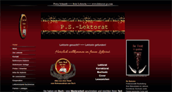 Desktop Screenshot of lektorat-ps.com